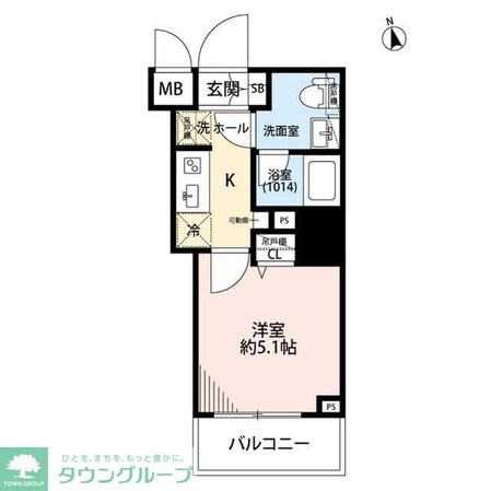 プレール・ドゥーク戸越銀座通りの物件間取画像